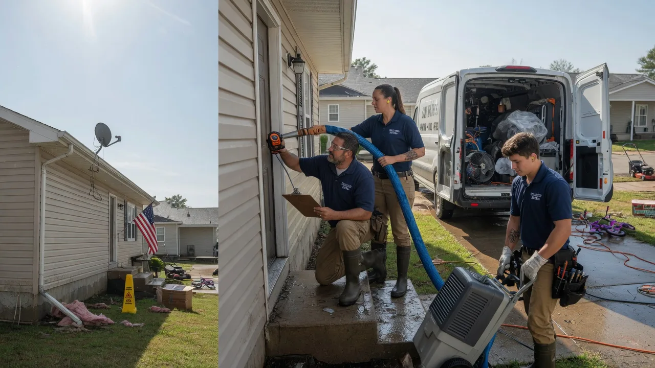Ceiling Water Damage Restoration in Marne, IA near me